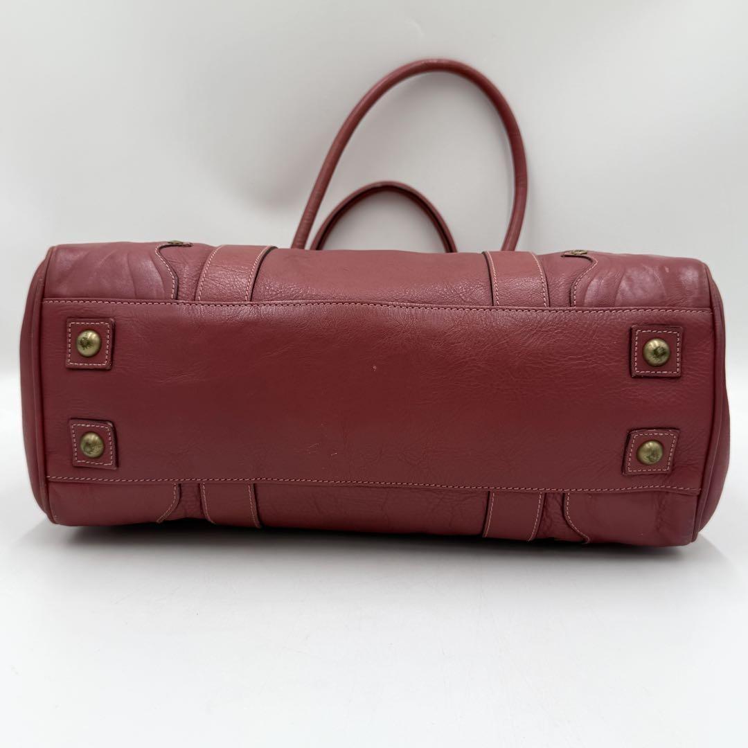 MULBERRY Hand Bag Tote Purse Bayswater Leather Pink Authentic