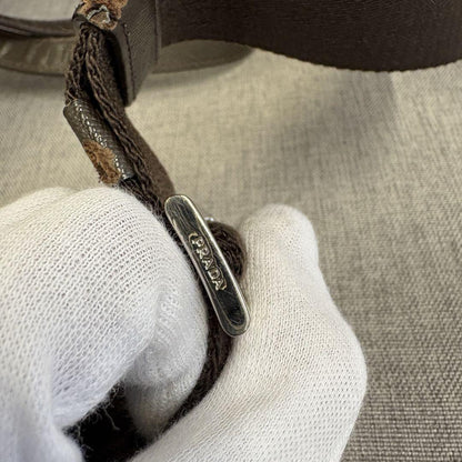 PRADA Hand Shoulder Bag Tote Purse 2way Logo Nylon Multicolor Authentic