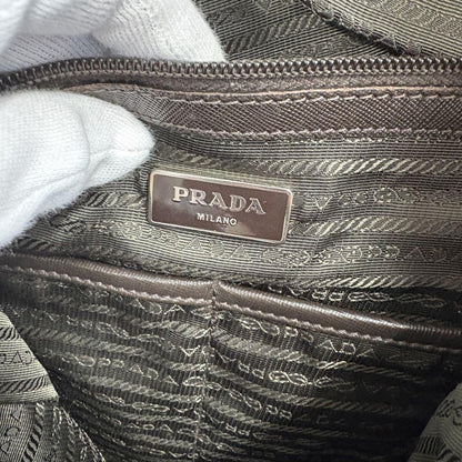 PRADA Hand Shoulder Bag Tote Purse 2way Logo Nylon Multicolor Authentic