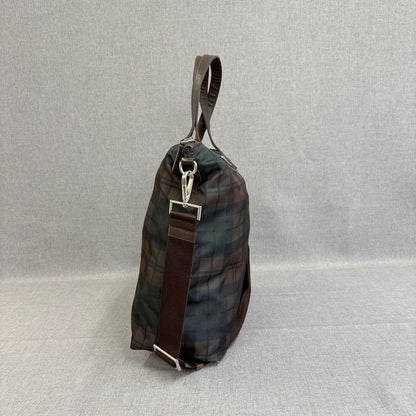 PRADA Hand Shoulder Bag Tote Purse 2way Logo Nylon Multicolor Authentic