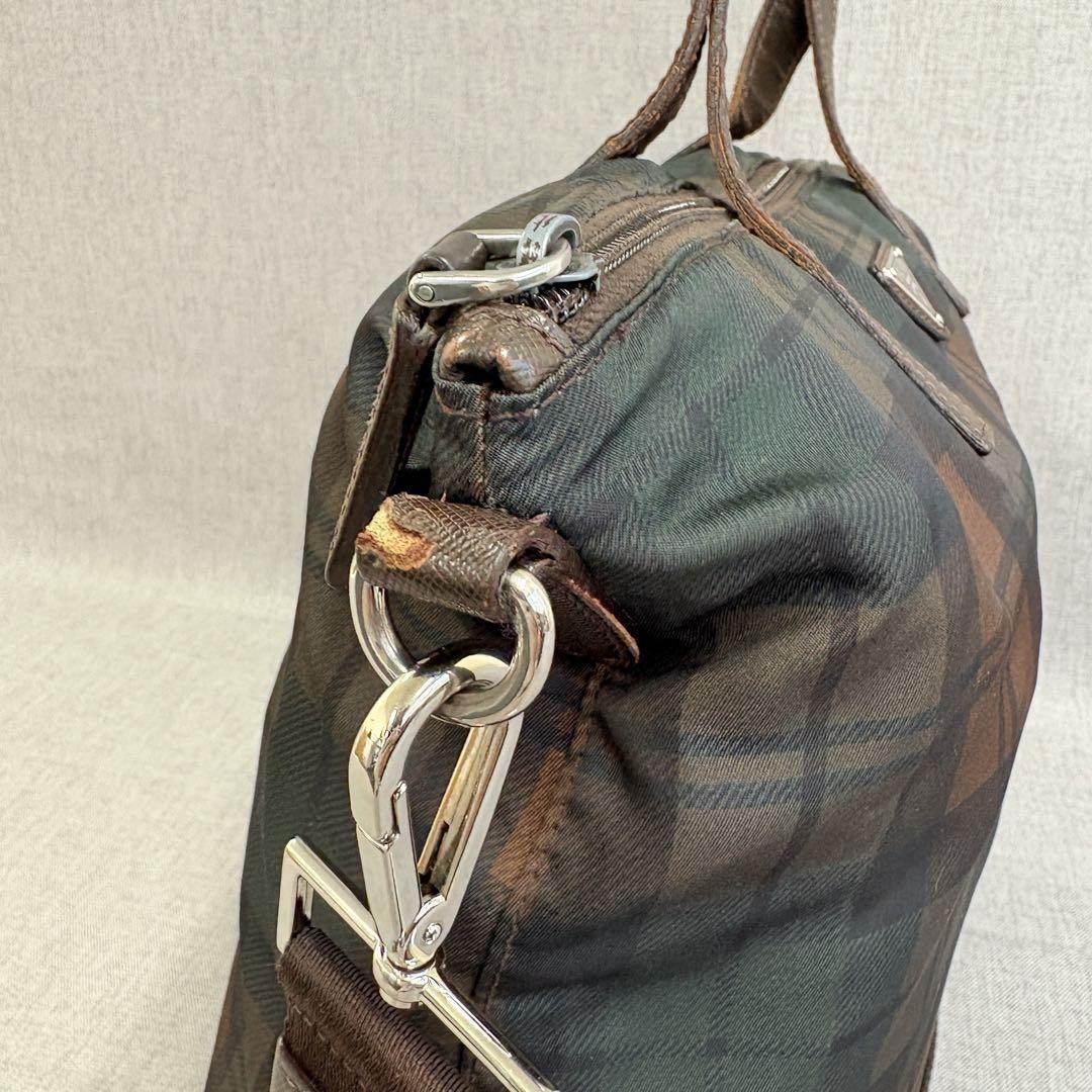 PRADA Hand Shoulder Bag Tote Purse 2way Logo Nylon Multicolor Authentic