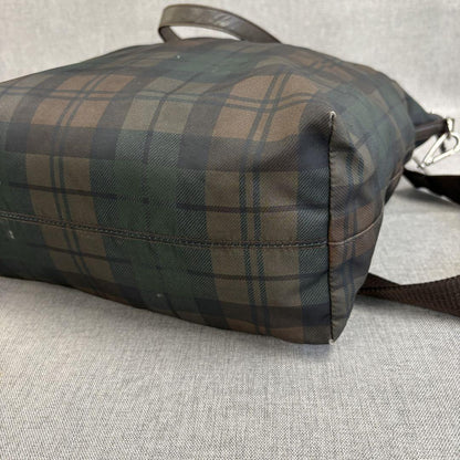 PRADA Hand Shoulder Bag Tote Purse 2way Logo Nylon Multicolor Authentic