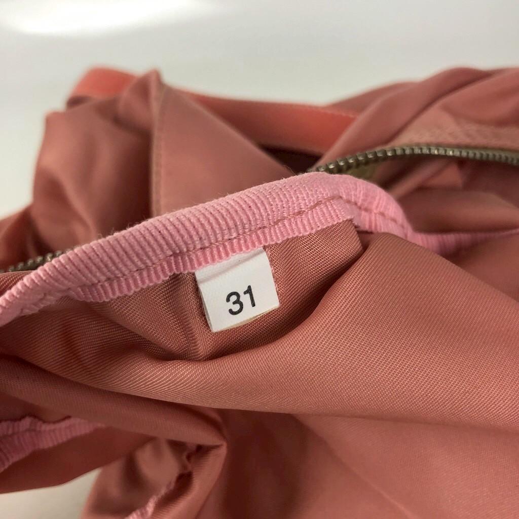 PRADA Hand Bag Tote Purse Logo Nylon Pink Authentic