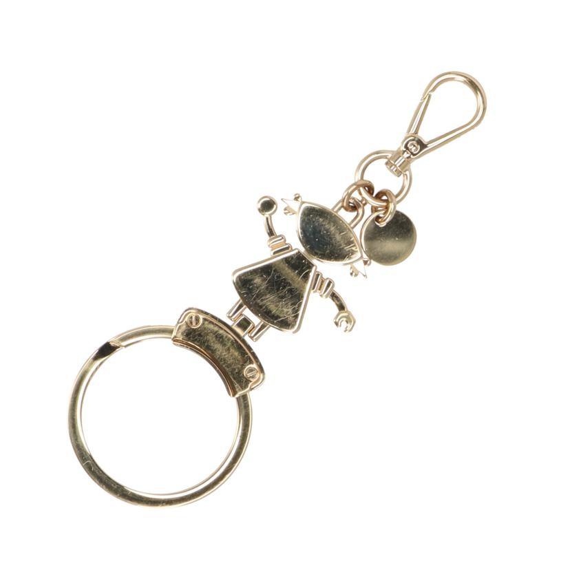 PRADA Key Ring Keychain Bag Charm Multicolor Authentic