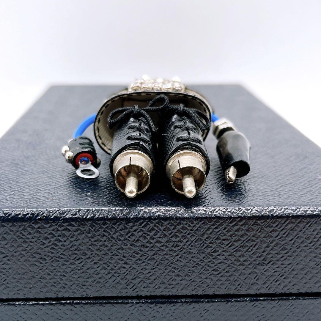 PRADA Key Ring Keychain Bag Charm Nancy Robot White Authentic