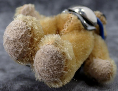 PRADA Key Ring Keychain Bag Charm Bear Brown Authentic