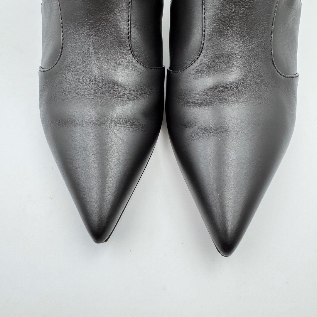 FENDI Short Boots Shoes FF Zucca EU 36.0 US 6.0 Leather Brown Authentic