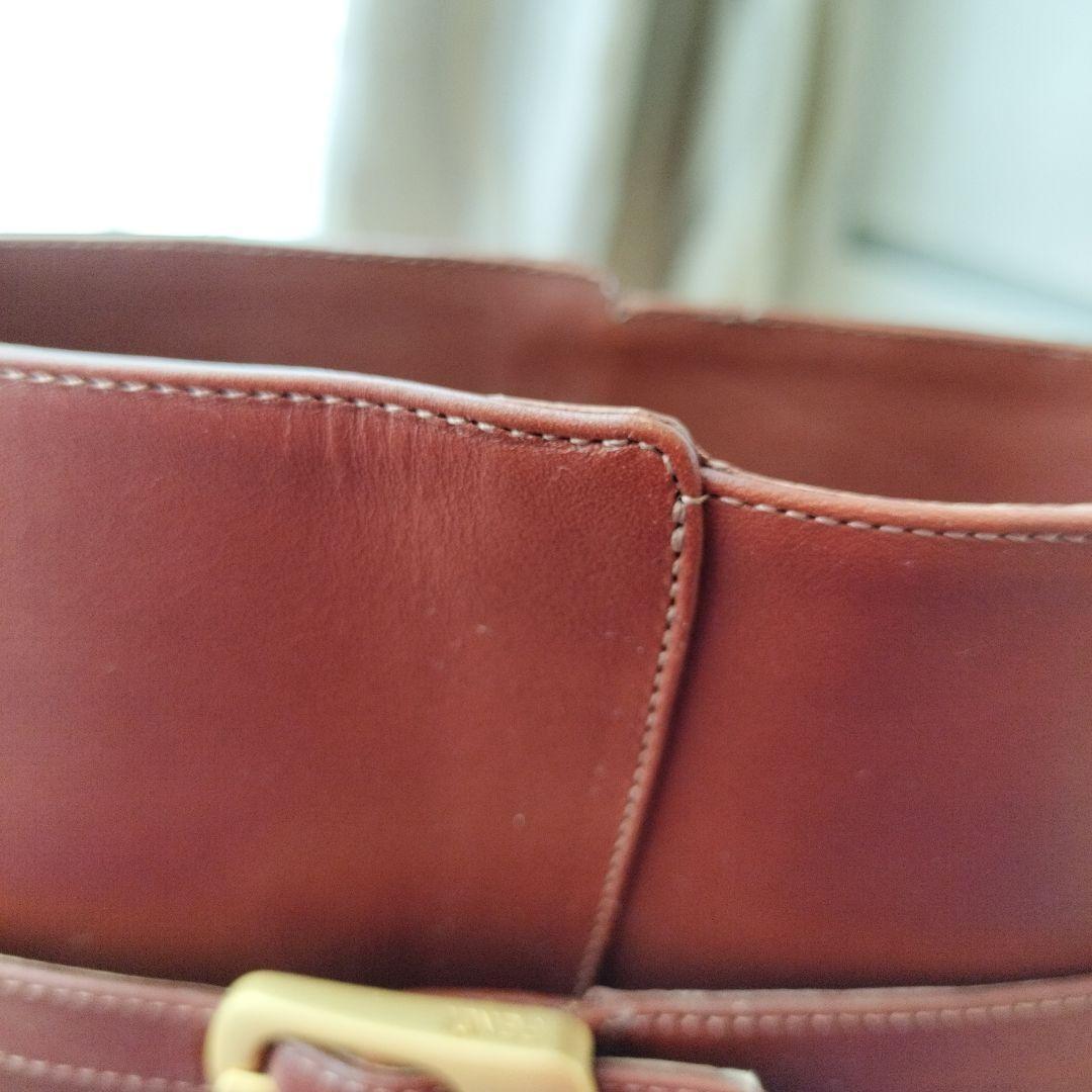 FENDI Long Boots Shoes EU 35.5 US 5.5 Brown Authentic