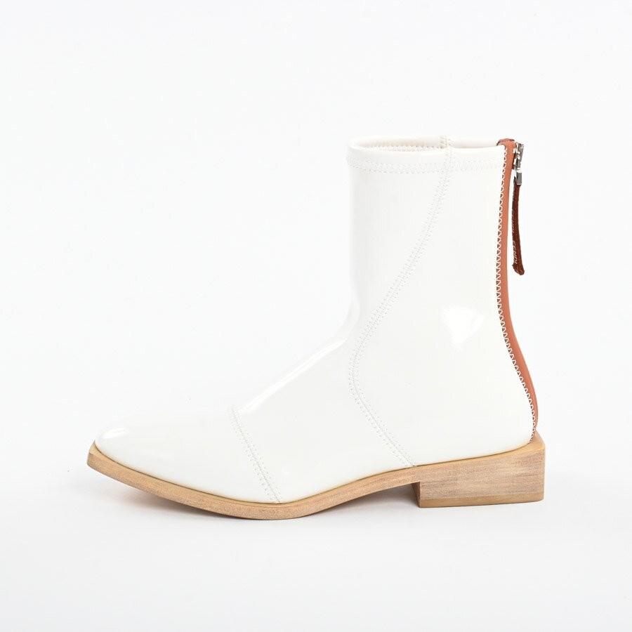 FENDI Short Boots Shoes EU 36.0 US 6.0 White Authentic