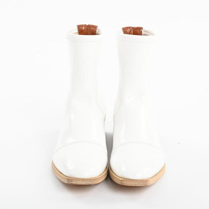 FENDI Short Boots Shoes EU 36.0 US 6.0 White Authentic