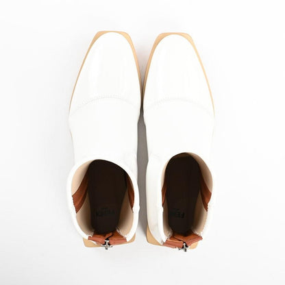 FENDI Short Boots Shoes EU 36.0 US 6.0 White Authentic