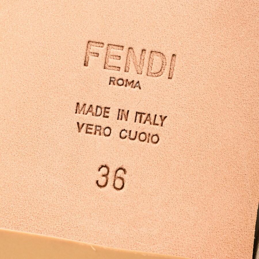 FENDI Short Boots Shoes EU 36.0 US 6.0 White Authentic