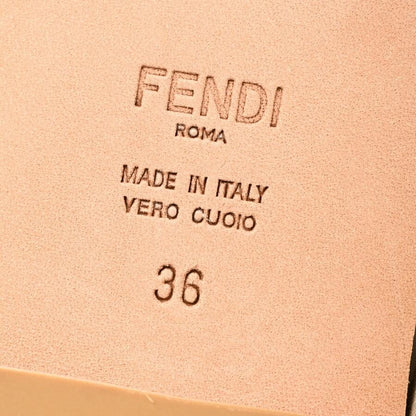 FENDI Short Boots Shoes EU 36.0 US 6.0 White Authentic