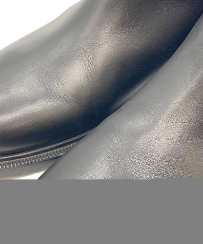 FENDI Karligraphy Boots Shoes EU 38 US 8 Black Authentic