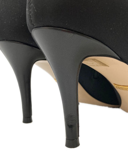 GUCCI Short Boots Shoes Interlocking  EU 37 US 7 Black Authentic