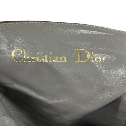 Christian Dior Short Boots Shoes EU 36 US 6 Leather Dark Brown Authentic