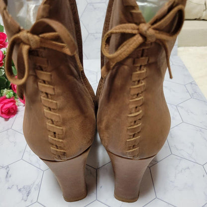 Christian Dior Short Boots Shoes Ribbon EU 36.5 US 6.5 Authentic