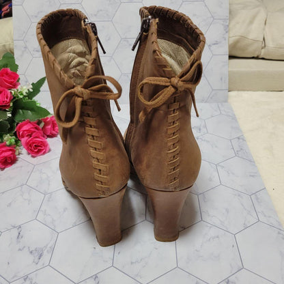 Christian Dior Short Boots Shoes Ribbon EU 36.5 US 6.5 Authentic