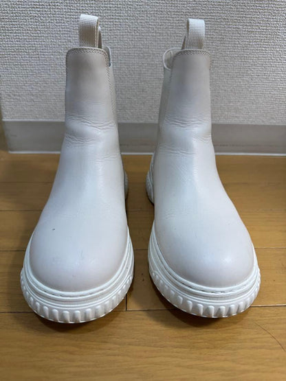 Christian Dior Short Boots Shoes EU 35.5 US 5.5 White Authentic