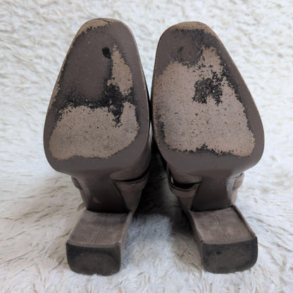 Christian Dior Long Boots Shoes EU 36.5 US 6.5 Suede Beige Authentic