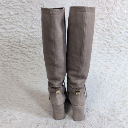 Christian Dior Long Boots Shoes EU 36.5 US 6.5 Suede Beige Authentic