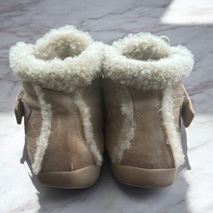 Christian Dior Sneakers Shoes Logo High-Cut EU 36.5 US 6.5 Suede Boa Authentic