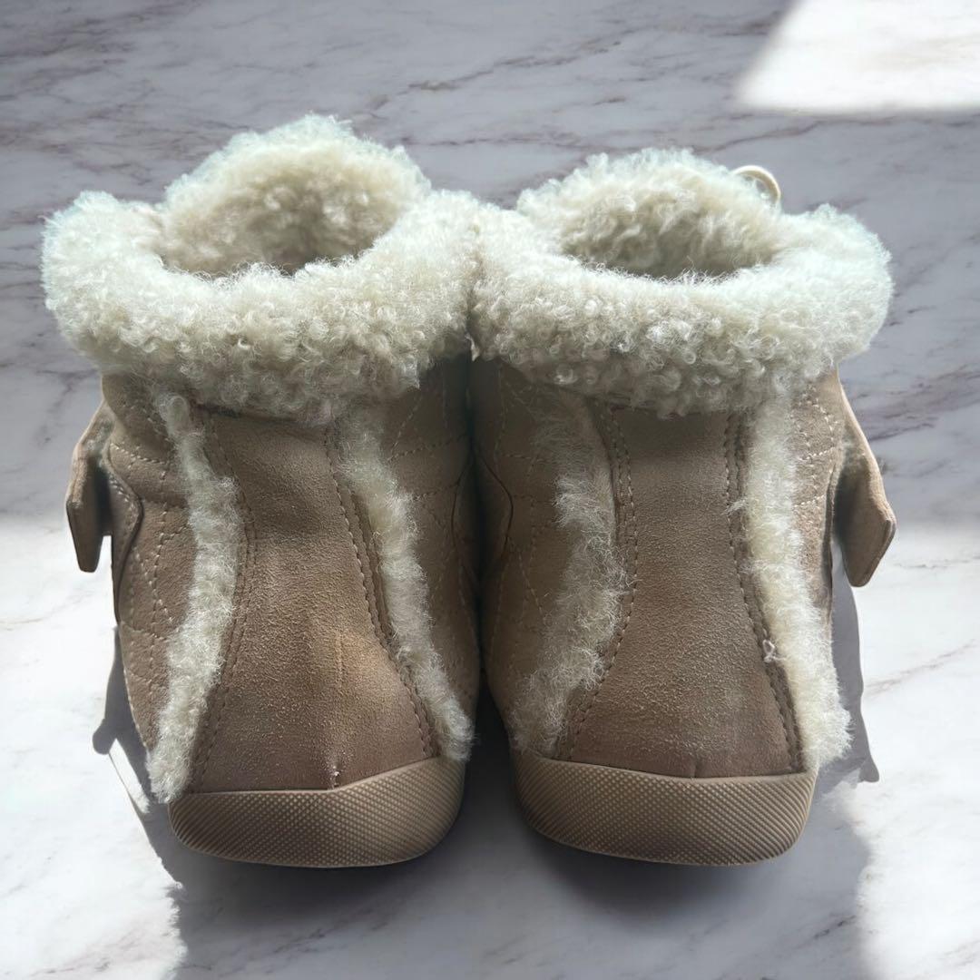 Christian Dior Sneakers Shoes Logo High-Cut EU 36.5 US 6.5 Suede Boa Authentic