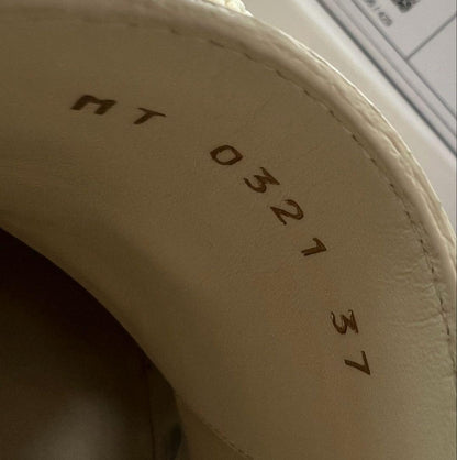 Christian Dior Sneakers Shoes Low-Cut EU 37 US 7 Off White Authentic