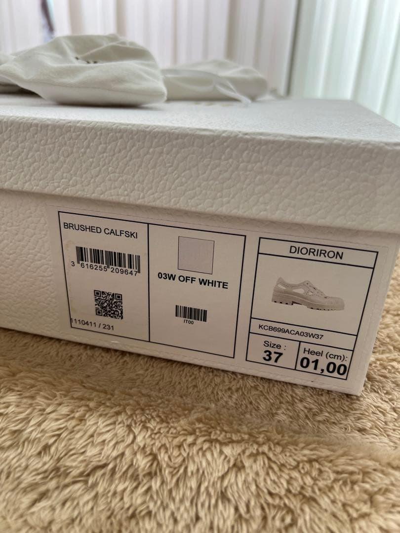 Christian Dior Sneakers Shoes Low-Cut EU 37 US 7 Off White Authentic