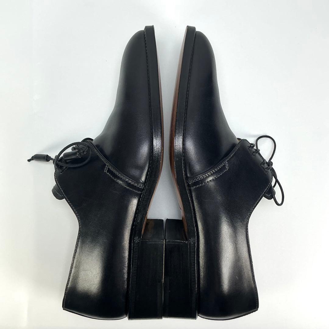 Christian Dior Loafers Dress Shoes EU 37 US 7 Leather Black Authentic