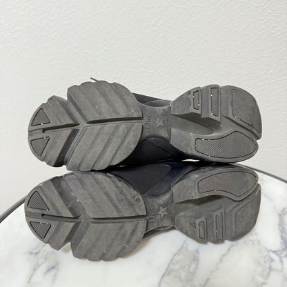 Christian Dior D-Connect Sneakers Shoes EU 37 US 7 Black Authentic