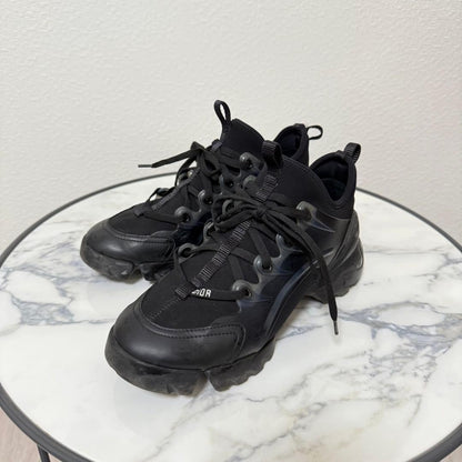 Christian Dior D-Connect Sneakers Shoes EU 37 US 7 Black Authentic