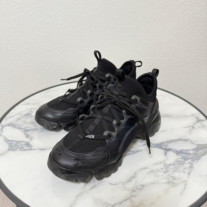 Christian Dior D-Connect Sneakers Shoes EU 37 US 7 Black Authentic