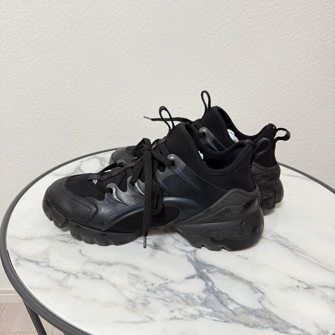 Christian Dior D-Connect Sneakers Shoes EU 37 US 7 Black Authentic
