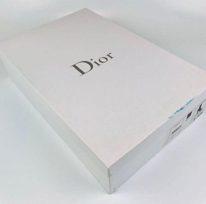 Christian Dior Short Boots Shoes Ribbon EU 36 US 6 Leather Black Authentic