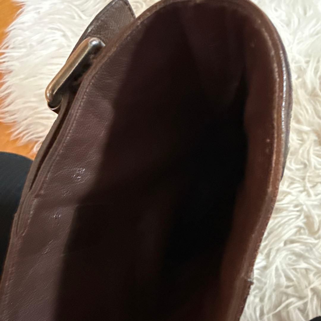 Christian Dior Boots Shoes EU 35 US 5 Leather Brown Authentic