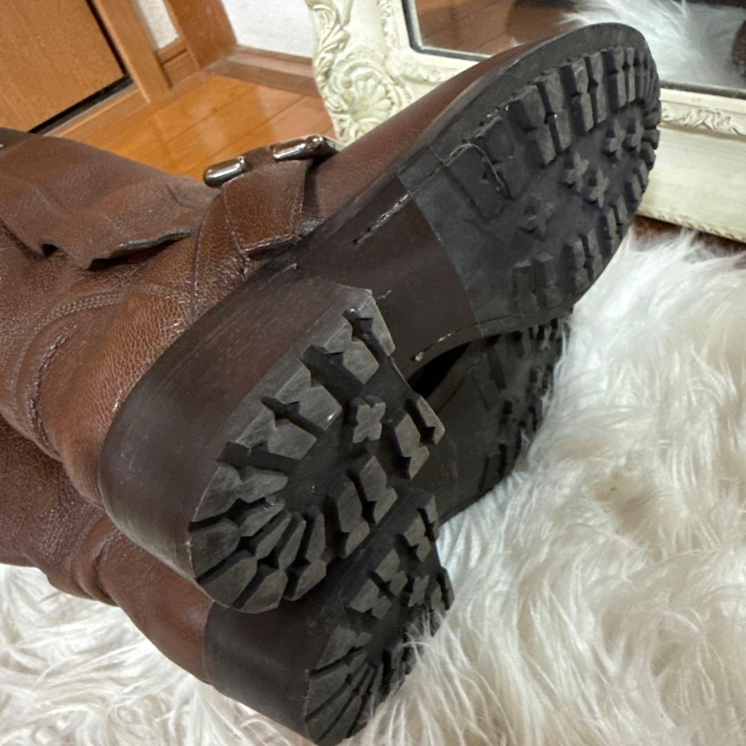 Christian Dior Boots Shoes EU 35 US 5 Leather Brown Authentic