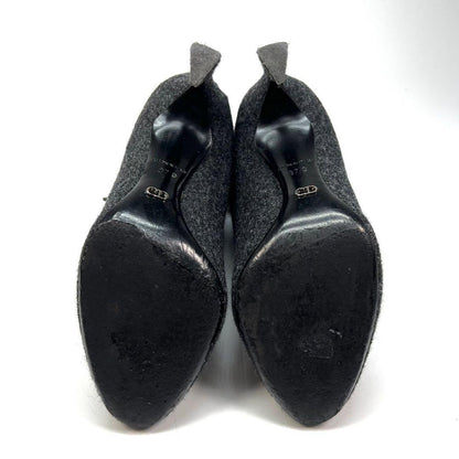 Christian Dior Short Boots Shoes EU 37 US 7 Dark Gray Authentic