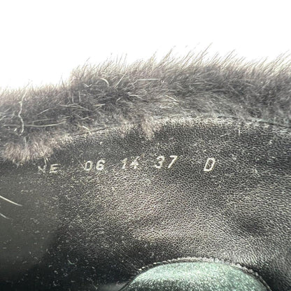 Christian Dior Short Boots Shoes EU 37 US 7 Dark Gray Authentic