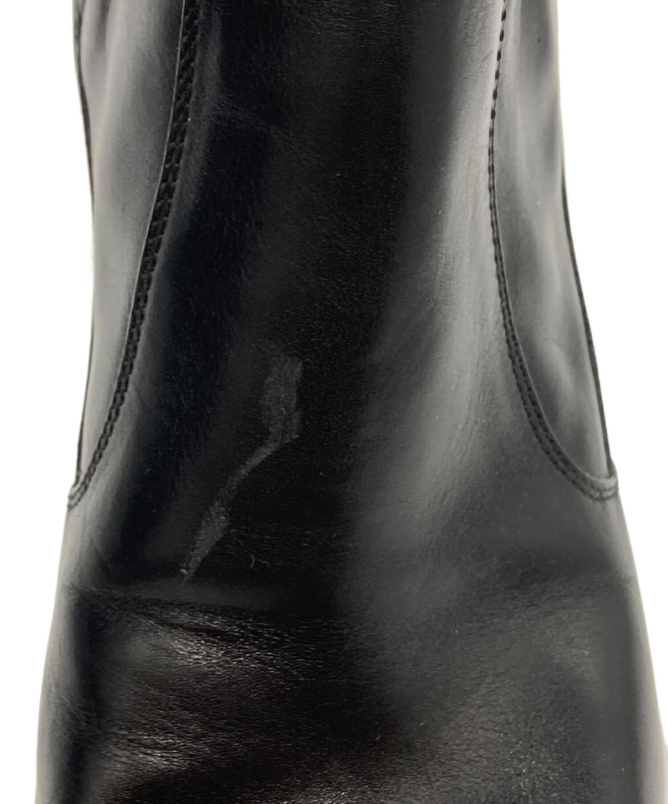 Saint Laurent Boots Shoes EU 36.5 US 6.5 Leather Black Authentic