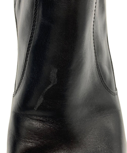 Saint Laurent Boots Shoes EU 36.5 US 6.5 Leather Black Authentic