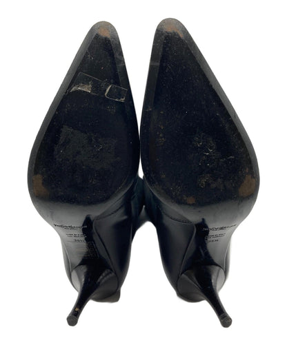 Saint Laurent Boots Shoes EU 36.5 US 6.5 Leather Black Authentic