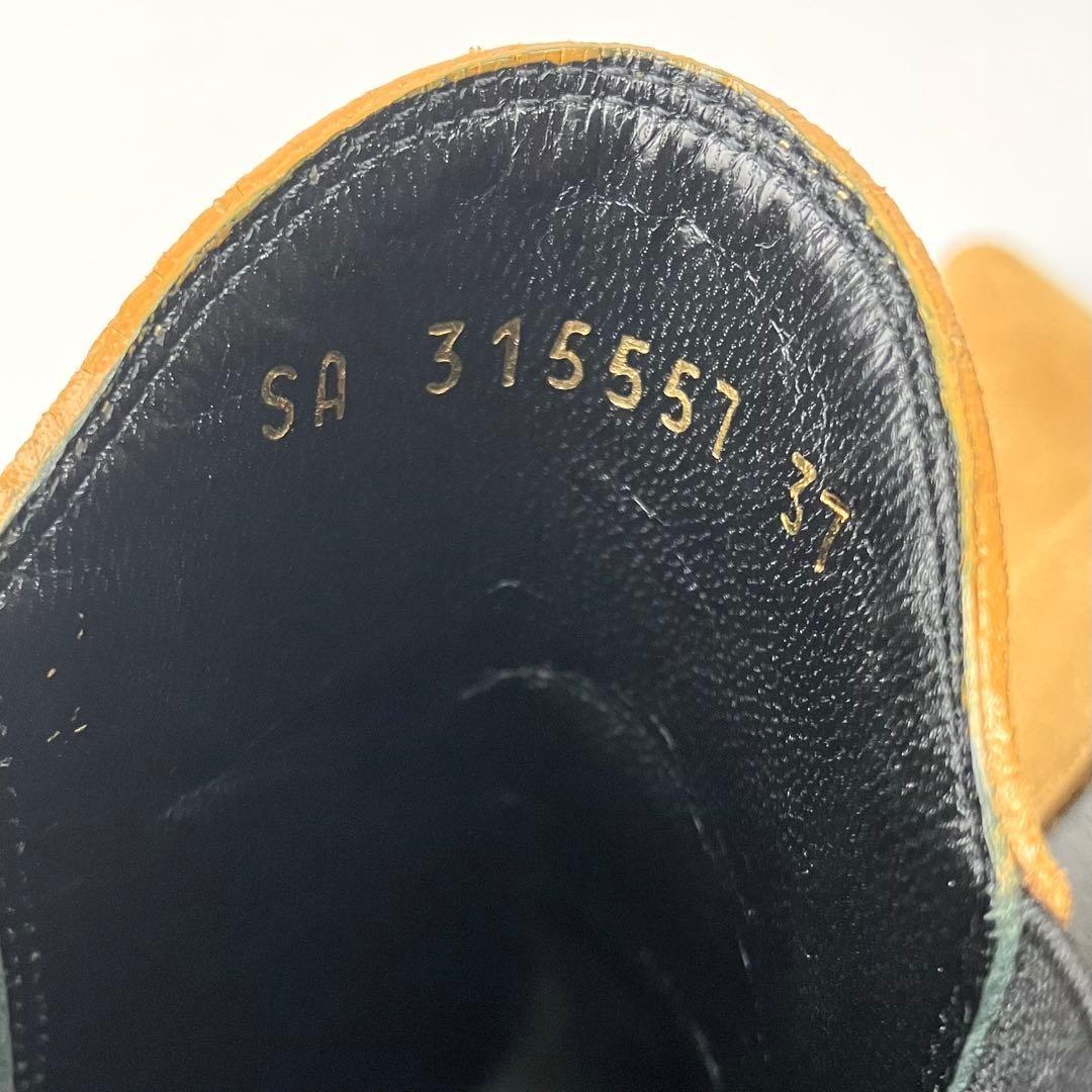 Saint Laurent Paris Short Boots Shoes EU 37 US 7 Leather Suede Cinnamon Caramel