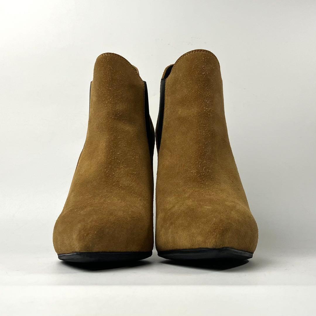 Saint Laurent Paris Short Boots Shoes EU 37 US 7 Leather Suede Cinnamon Caramel