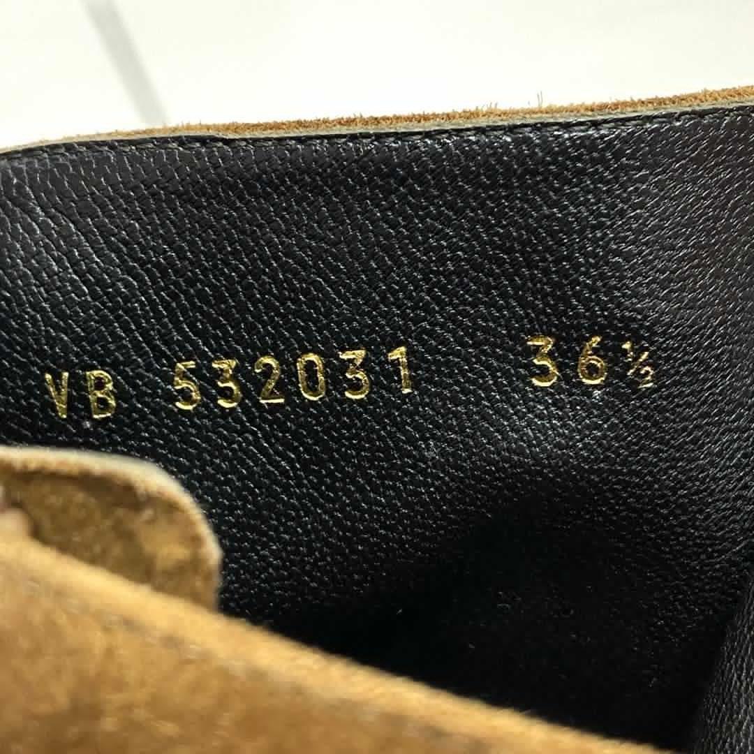 Saint Laurent Paris Short Boots Shoes EU 36.5 US 6.5 Suede Brown Authentic