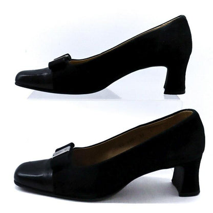 Saint Laurent Shoes Pumps Heel EU 37.0 US 7.0 Black Authentic