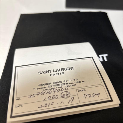 Saint Laurent Paris Short Boots Shoes Studs EU 38 US 8  Black Authentic