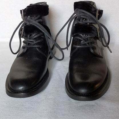 Saint Laurent Boots Shoes EU 37 US 7 Black Authentic