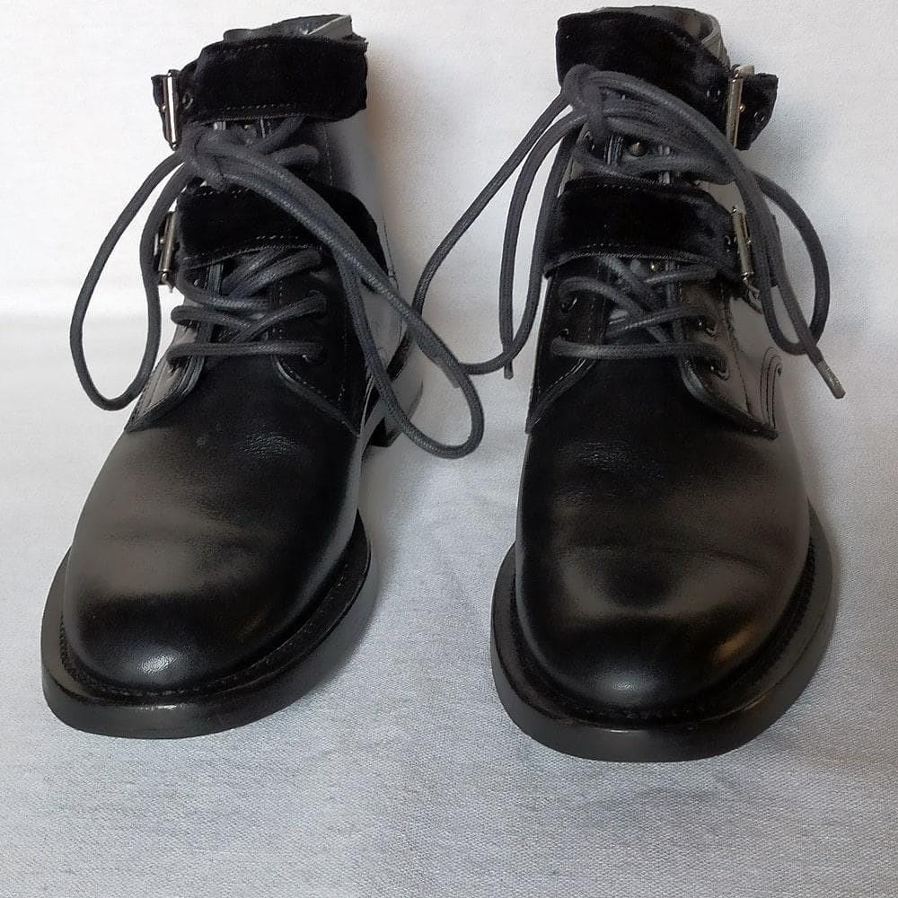 Saint Laurent Boots Shoes EU 37 US 7 Black Authentic