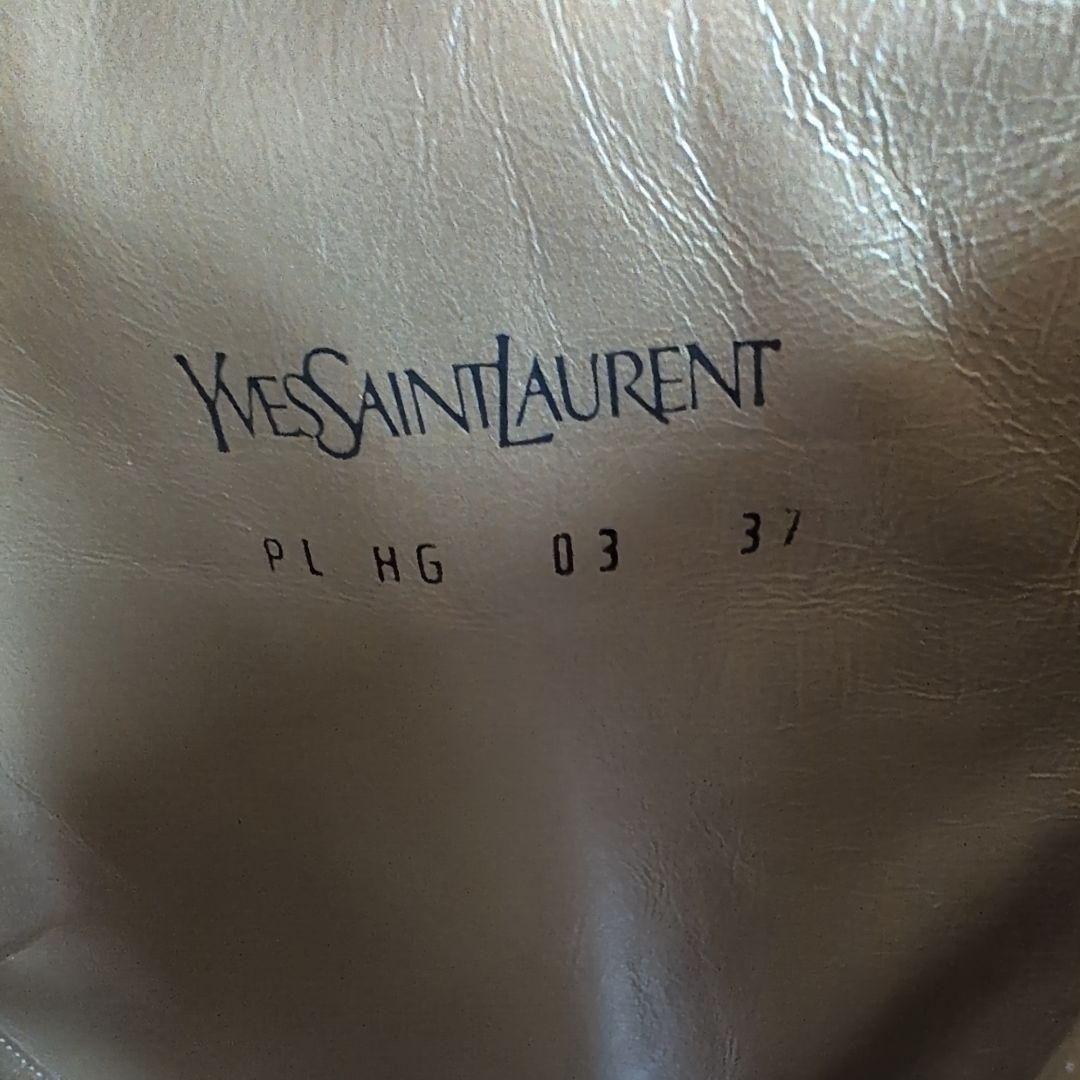 Saint Laurent Long Boots Shoes EU 37 US 7 Suede Black Authentic